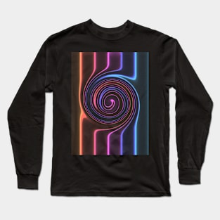 Neon Pattern Long Sleeve T-Shirt